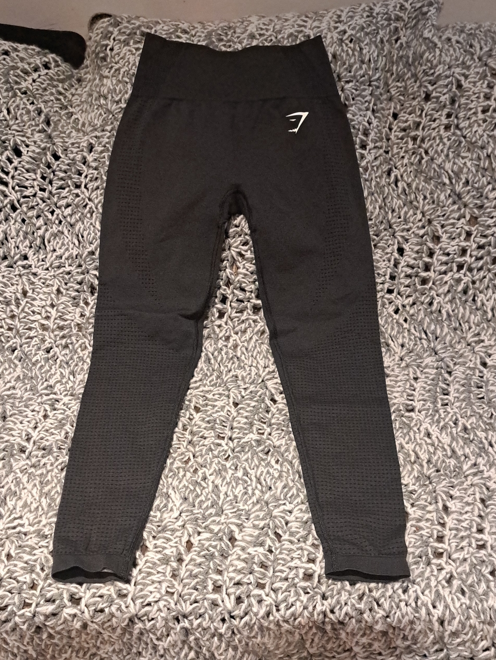 502 - Gymshark Charcoal Black Seamless Leggings | Small - Picture 2 of 6